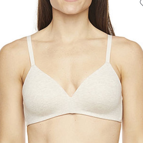 Ambrielle Organic Cotton Wireless Full Coverage Bra